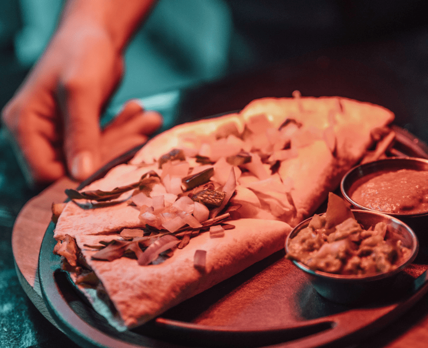 quesadillas de pollo